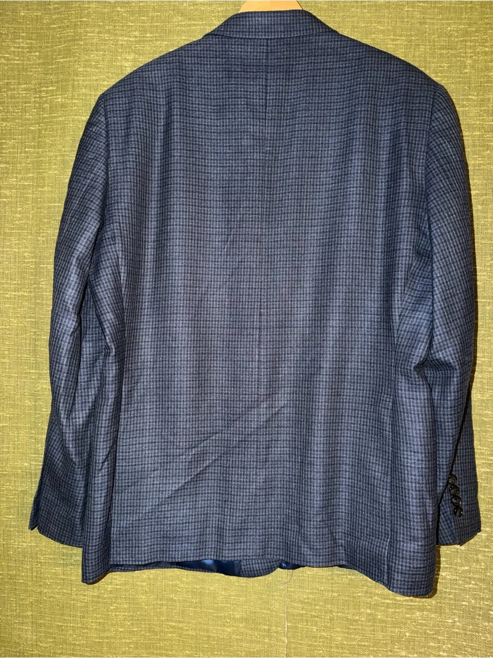 Ralph Lauren Charcoal Navy Micro-Check Sport Coat
